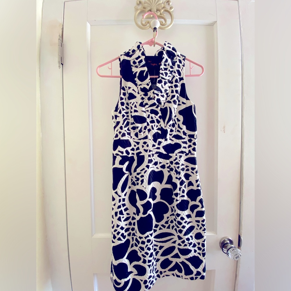 Just Taylor black/white dress NWT size 2